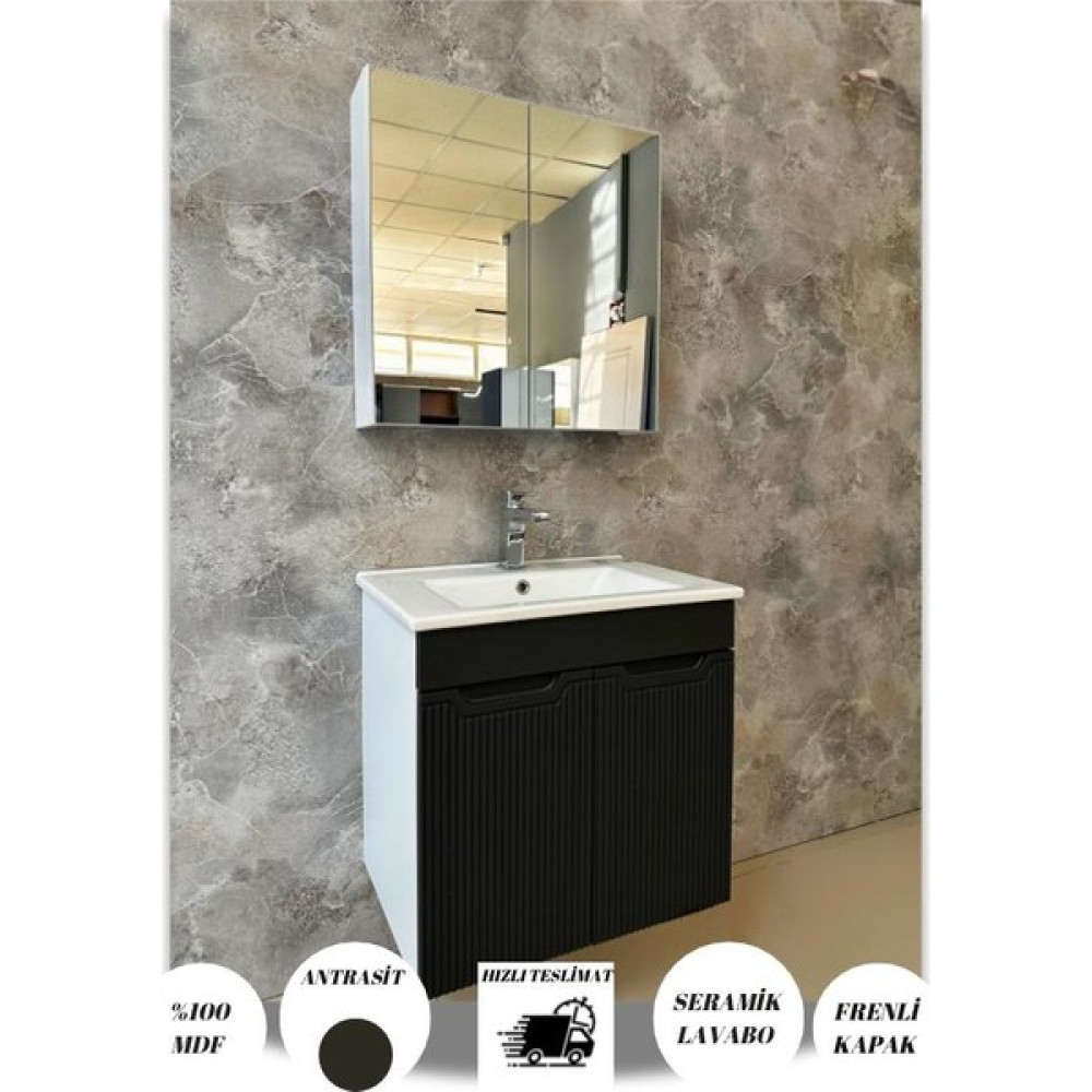 Noce Banyo Dolabı Aynalı Cnc Işlemeli Membran Kapaklı 65 cm Oto Boyaları Fiyatı