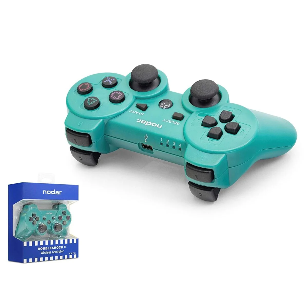 Nodar Ps3 Kablosuz Gamepad Nodar Nd600– Turkuaz Diğer Fiyatı