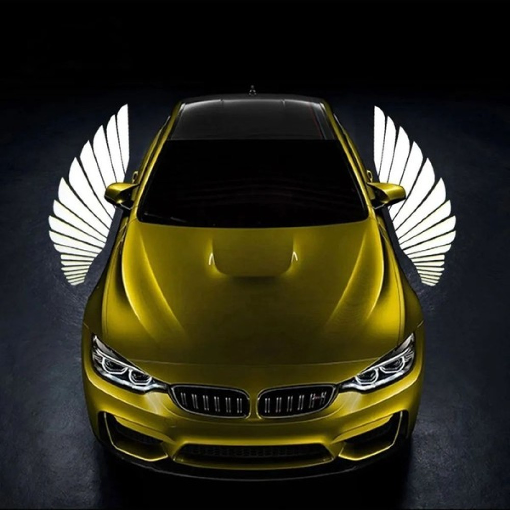 Noiser Universal Oto Araç Ayna Altı Angel LED Otomobil Gündüz Farı Araba Melek Kanat LED Beyaz Oto Aydınlatma Fiyatı