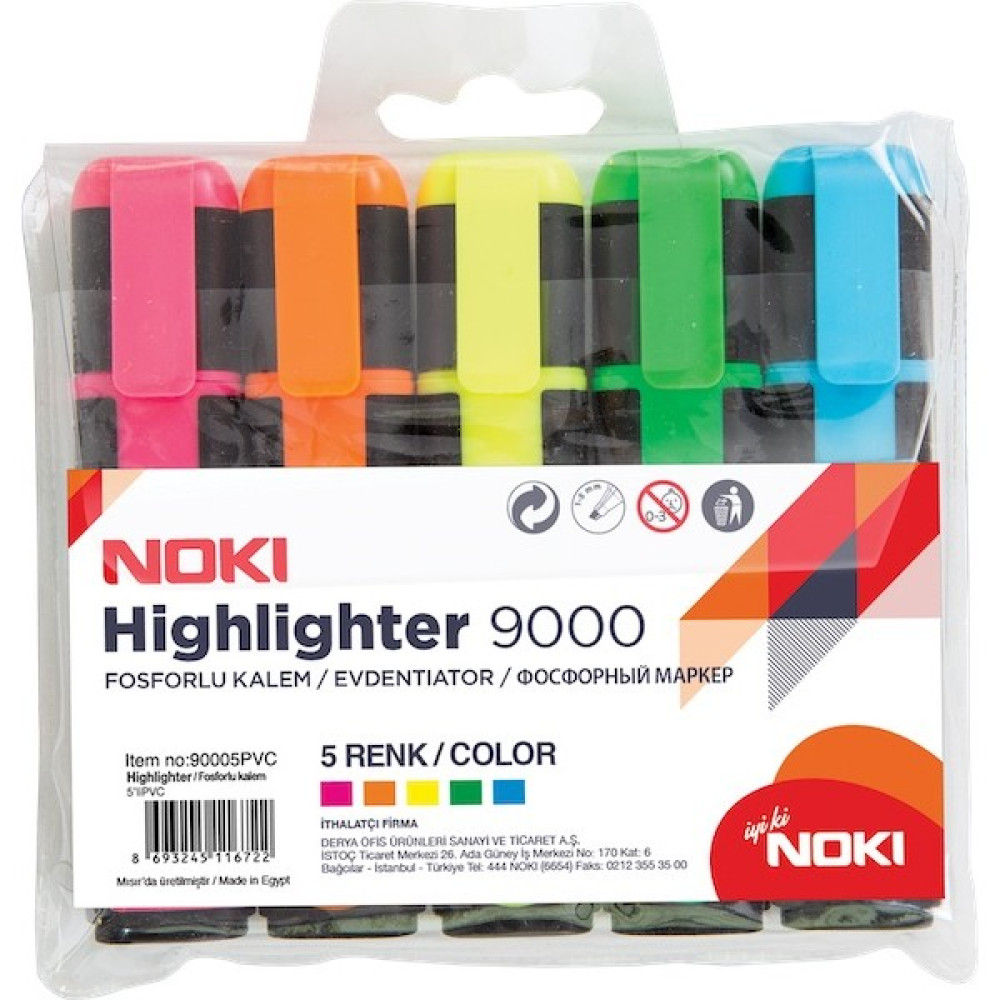 Noki Fosforlu Kalem 5 Li 90005PVC 1 Adet Fosforlu Kalem Fiyatı