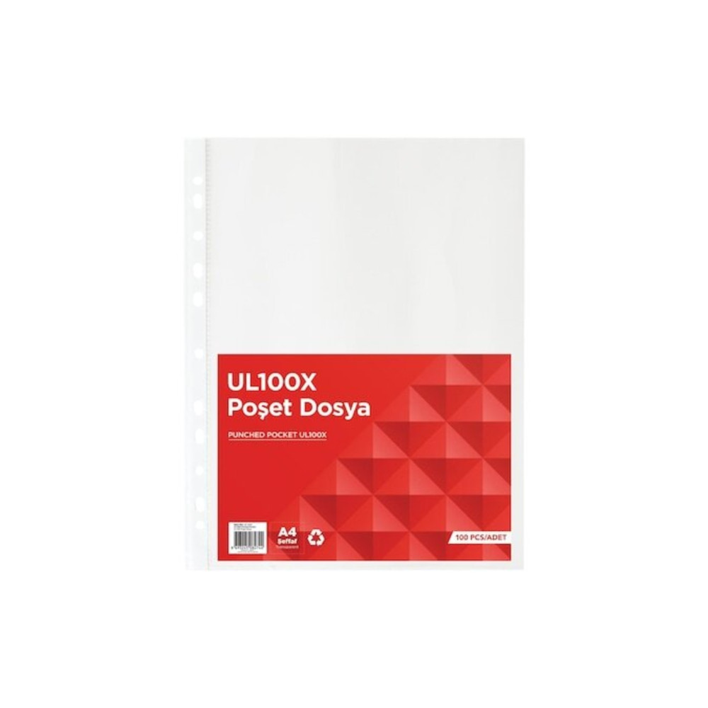 Noki Norex Ul100x A4 Poşet Dosya 100 Lü Paket Dosya Fiyatı