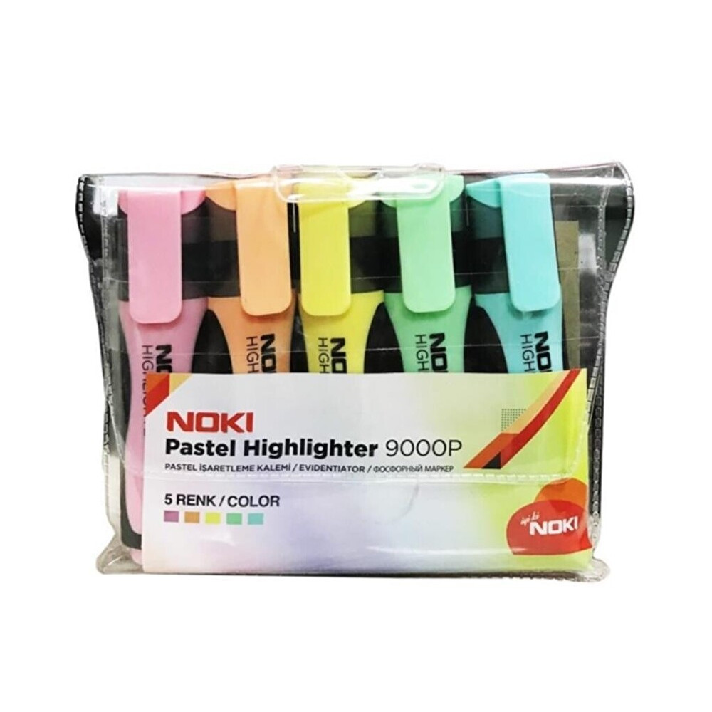 Noki Pastel Fosforlu Kalem 5 Renk Set Fosforlu Kalem Fiyatı