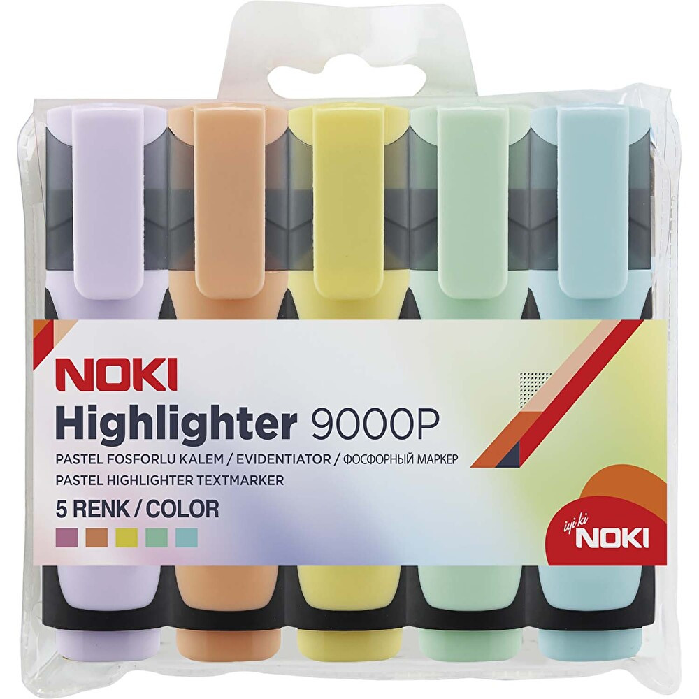 Noki Pastel Fosforlu Kalem 5'Li Fosforlu Kalem Fiyatı