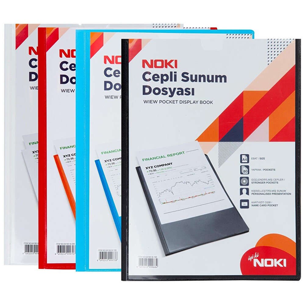 Noki Sunum Dosyası Cepli 80 Yaprak Dosya Fiyatı
