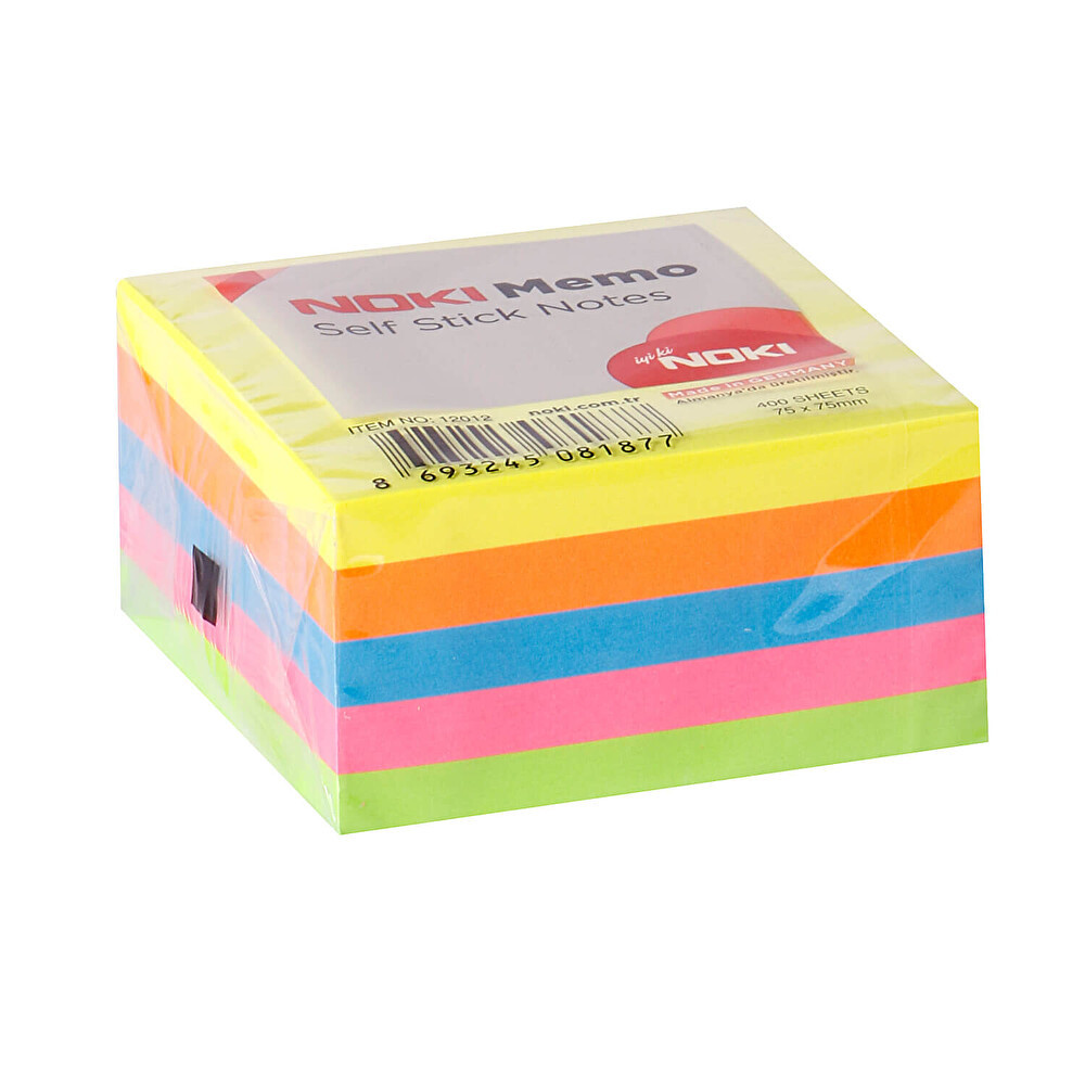 Noki Yapışkanlı Not Kağıdı 400 Yaprak 75X75 mm Not Defteri & Bloknot Fiyatı