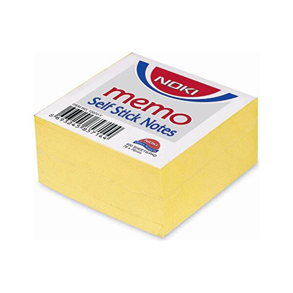 Noki Yapışkanlı Not Kağıdı 400 Yaprak 76X76 mm Not Defteri & Bloknot Fiyatı