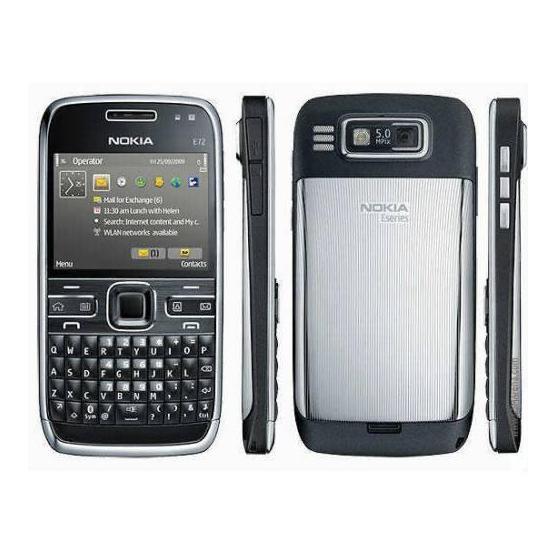 Nokia E72 16 GB 3.36 İnç Akıllı Cep Telefonu Siyah