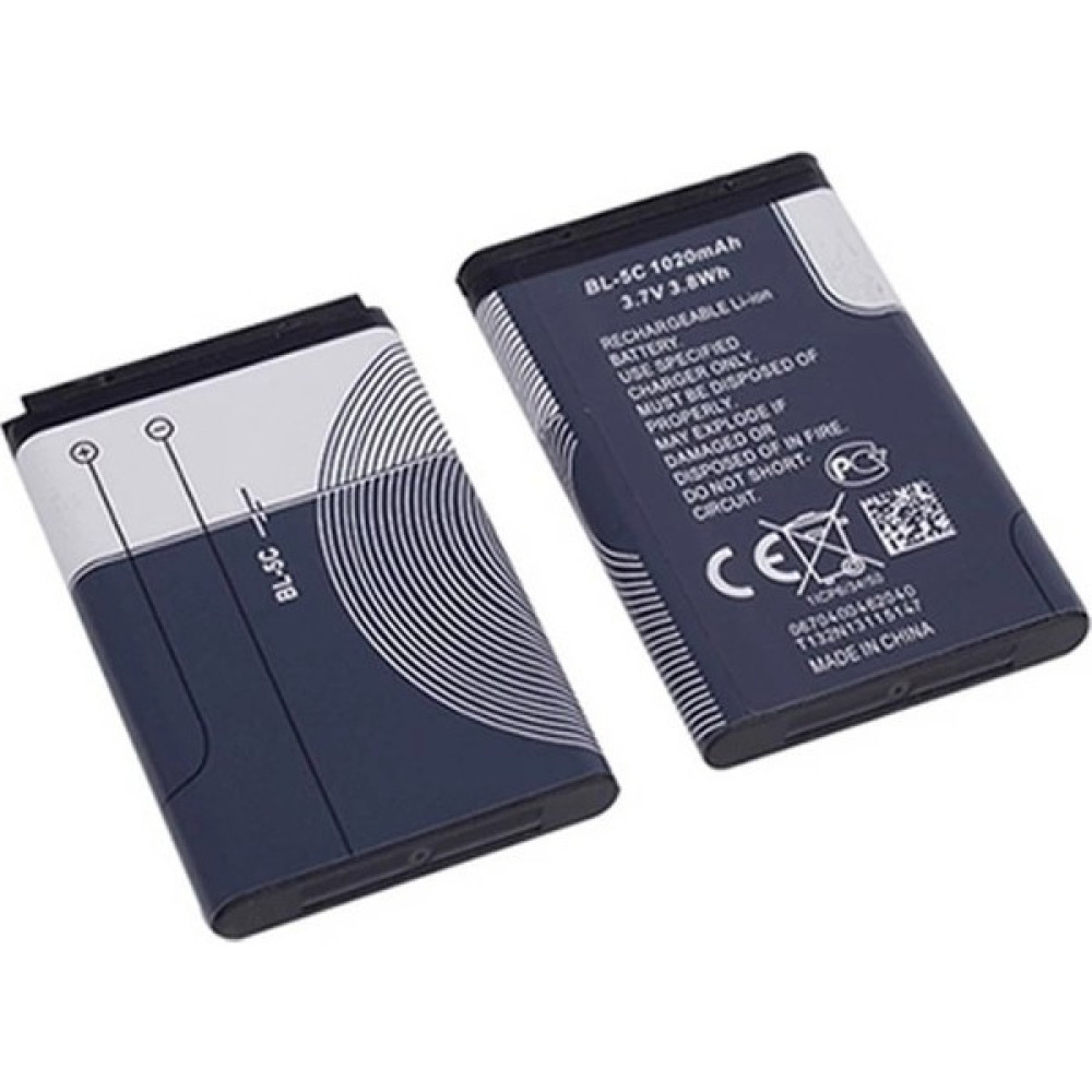 Nokıa Nokia Uyumlu Bl-5c BL5C 3.7V 1020MAH Bl-5c BL5C Bl 5c Pil Batarya Batarya Pil Cep Telefonu Bataryası Fiyatı