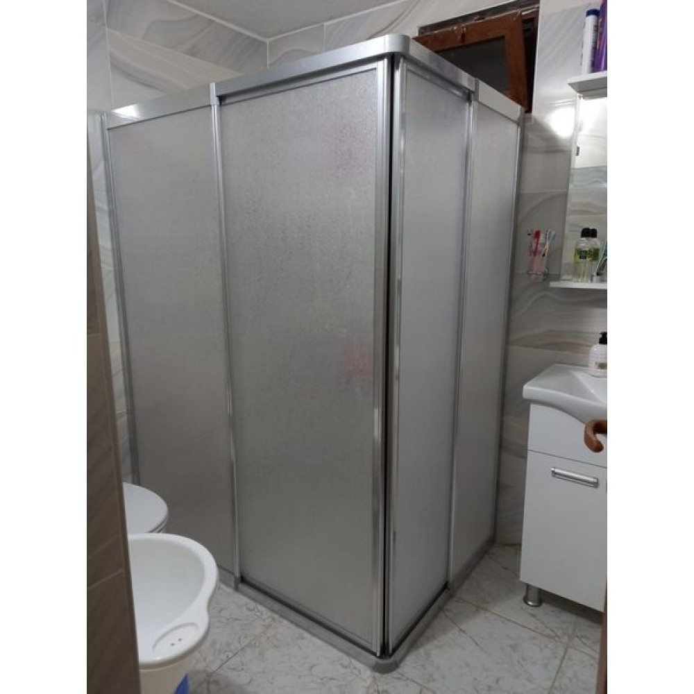 Nokta Duşakabin 120X90 Teknesiz Plastik Camlı Duşakabin Duşakabin Fiyatı