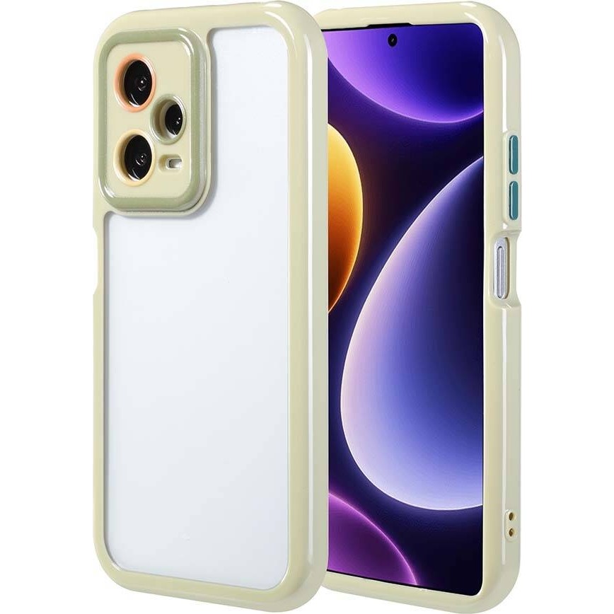 noktaks - Xiaomi Redmi Note 12 Pro Plus 5G - Kılıf Kamera Korumalı Renkli Kenar ve Çerçeve Tasarımlı Vitamin Kapak - Yeşil - T32446 Diğer Fiyatı