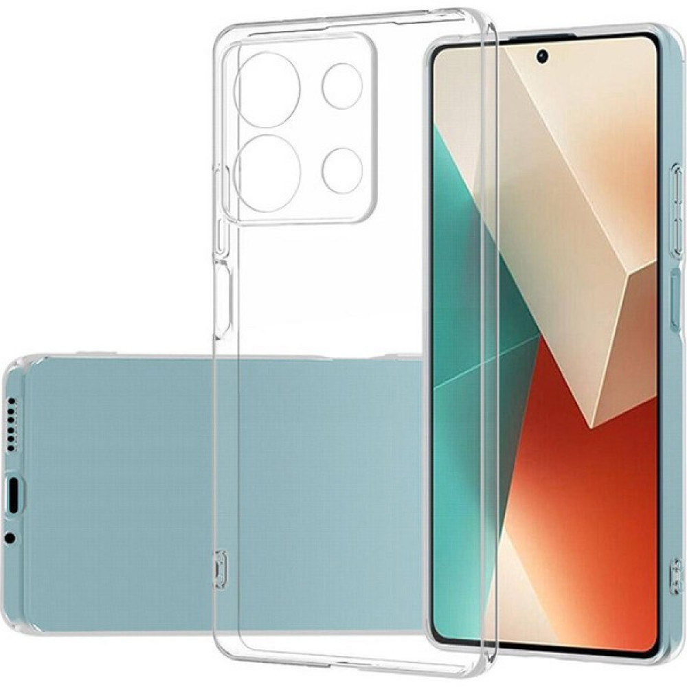 Noktaks Xiaomi Redmi Note 13 Pro 5g - Kılıf Şeffaf Slim Fitt Esnek Silikon Kapak - Renksiz Cep Telefonu Kılıfı Fiyatı