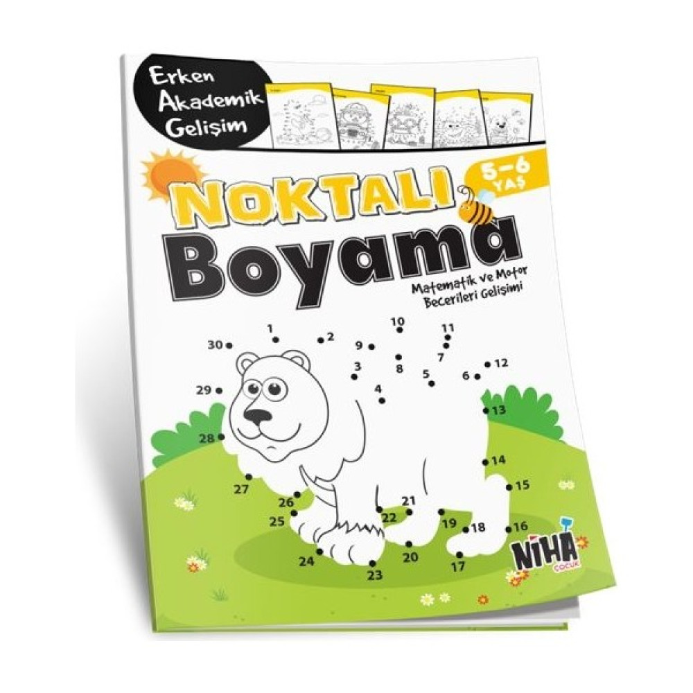 Noktalı Boyama 5 - 6 Yaş Aktivite & Eğitici Kitaplar Fiyatı