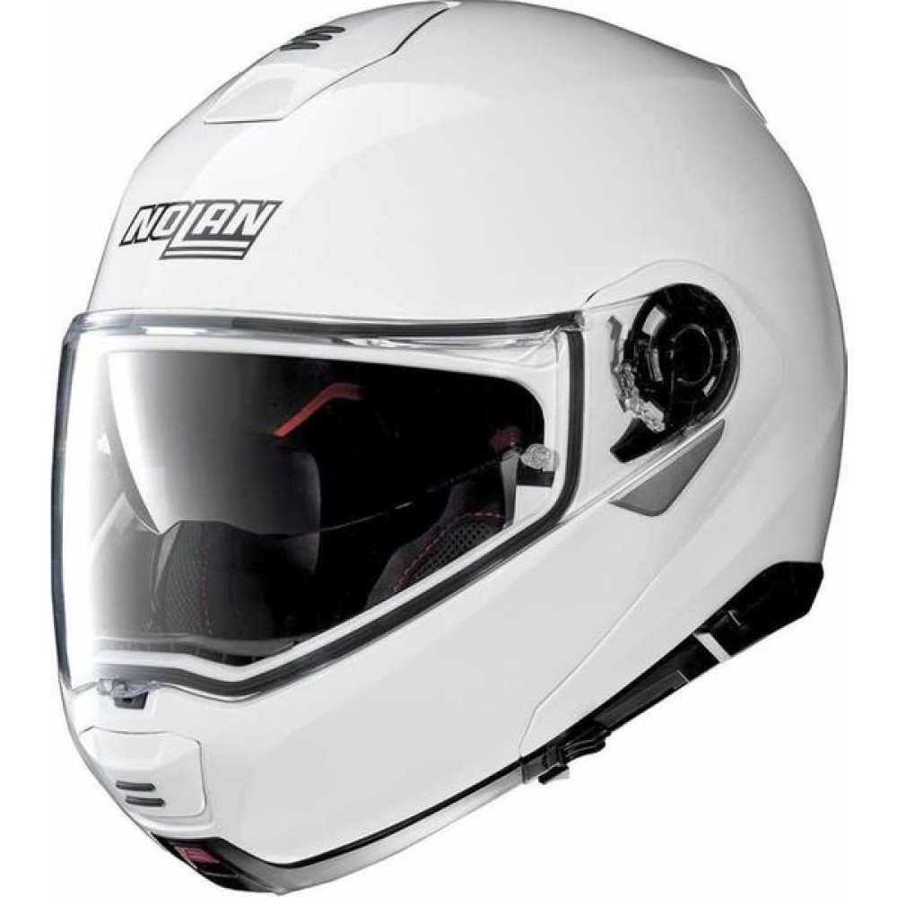 Nolan N100-5 Classic N-Com Çene Açılır Kask Beyaz - M Motorsiklet Kaskları Fiyatı