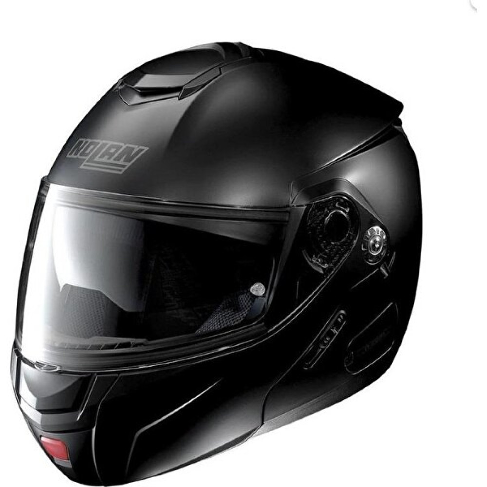 Nolan N90-2 Hıghlıne Mat Siyah Çene Açılır Kask N-Com 041 - L Motorsiklet Kaskları Fiyatı