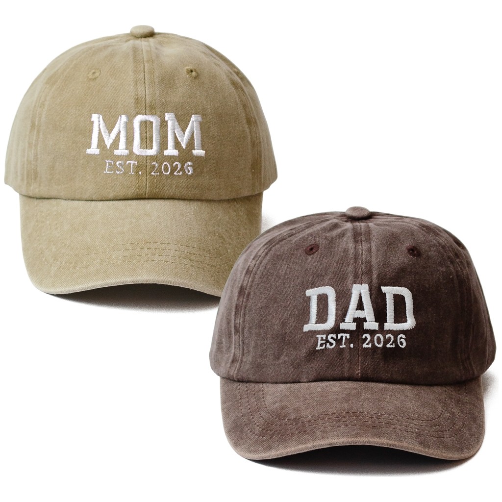Nome Studio Nakışlı Şapka Mom Dad Anne Baba Şapka 2li Paket Yıkamalı Kumaşlı ve Yazı Nakışlı Şapka Pamuklu Siperlikli Ayarlı Şapka Günlük Tarz Eğle... Diğer Fiyatı