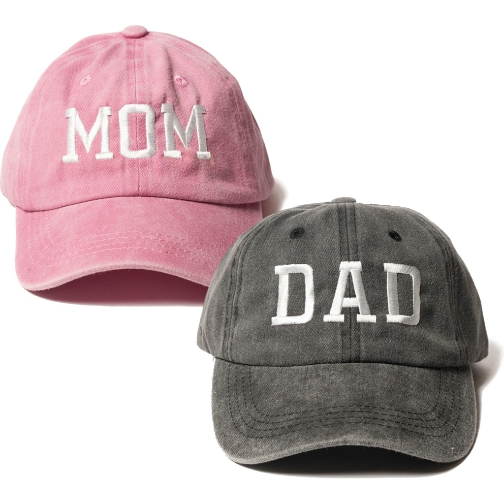 Nome Studio Nakışlı Şapka Mom Dad Anne Baba Şapka 2li Paket Yıkamalı Kumaşlı ve Yazı Nakışlı Şapka Pamuklu Siperlikli Ayarlı Şapka Günlük Tarz Eğle... Diğer Fiyatı