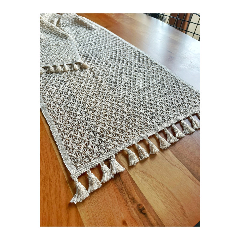 nonamino Dantel Örgü Pamuklu Runner 150 X 35 Runner Fiyatı