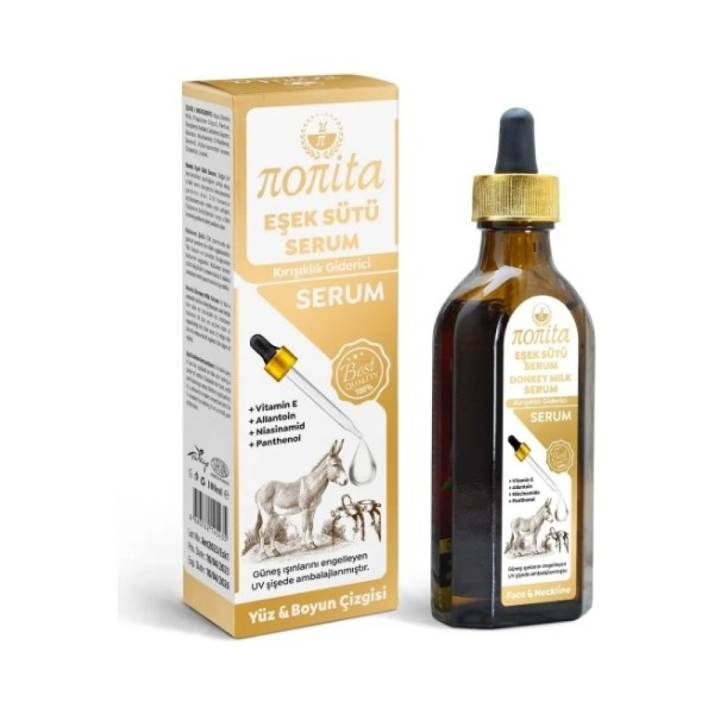 Nonita Eşek Sütü Serum 100 ml (Kırışıklı Giderici) Nemlendiriciler Fiyatı