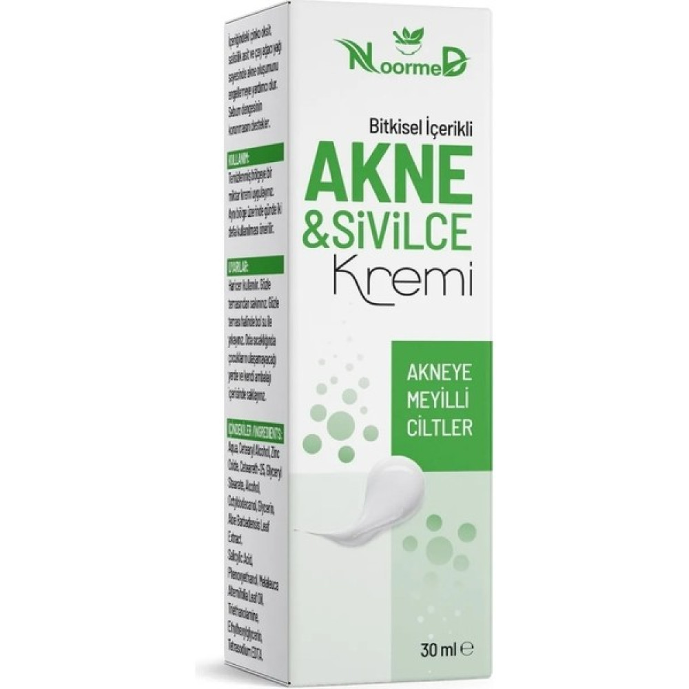 Noormed Akne ve Sivilce Karşıtı Krem Bitkisel Içerikli 30 ml 3'lü Avantaj Paket Akne ve Sivilce Bakımı Fiyatı