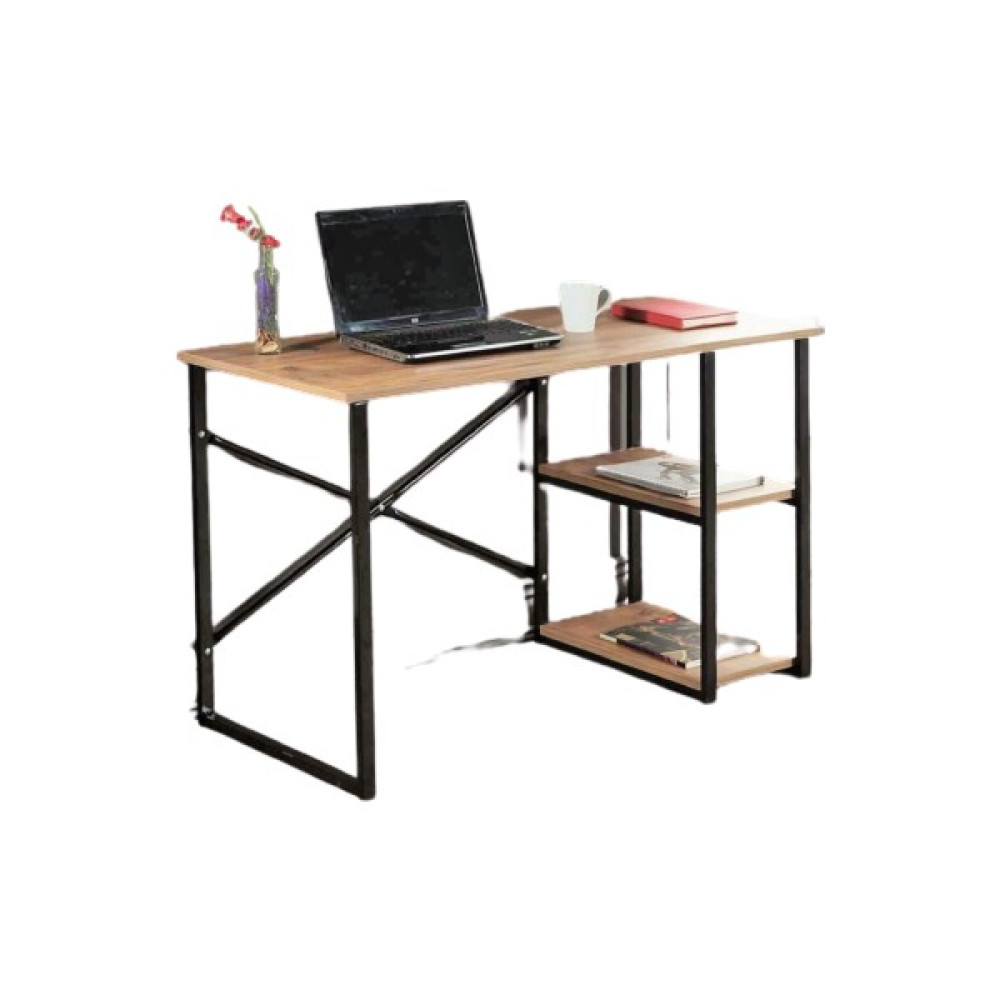 Noowa 2 Raflı Çalışma Masası Ceviz - Y: 72 cm D: 60 cm G: 120 cm Çalışma Masası Fiyatı