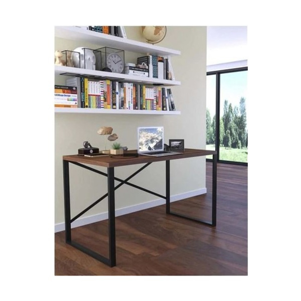 Noowa Çalışma Masası 50 x 90 cm Ceviz Ofis Çalışma Masası Fiyatı