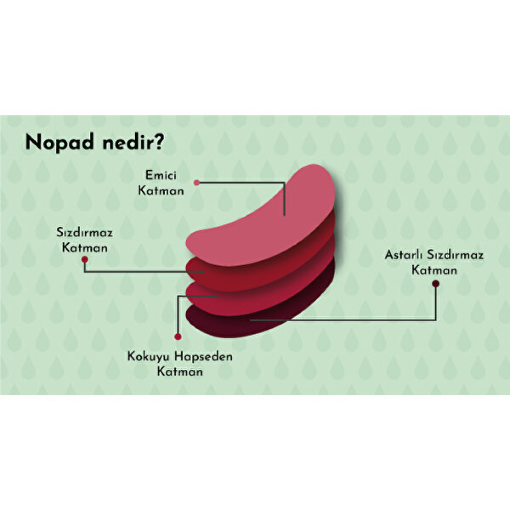 Nopad Extra Bordo Yıkanabilir Regl Külodu - L Hasta Bezleri ve Temizliği Fiyatı