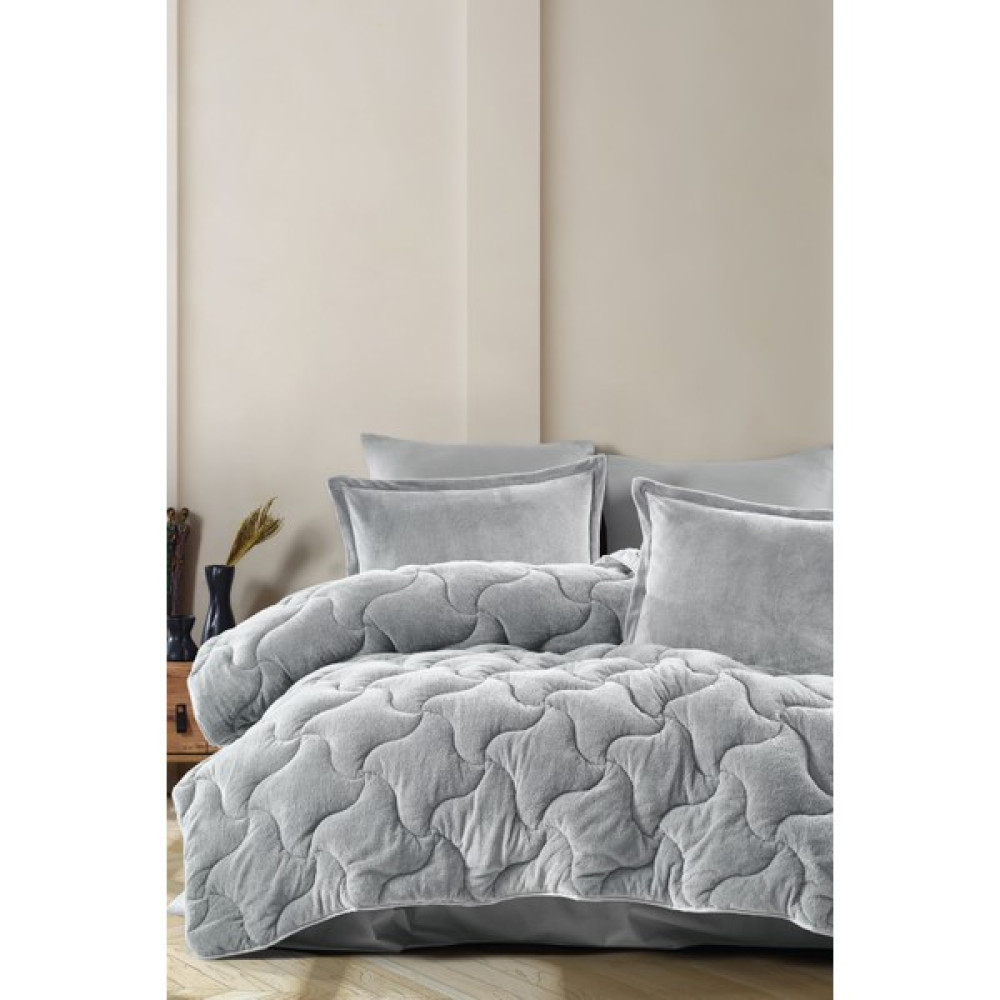 Nordqueen Wellsoft Yorgan Çift Kişilik Karva V1 - 195 x 215 cm - Gri Yorgan Fiyatı