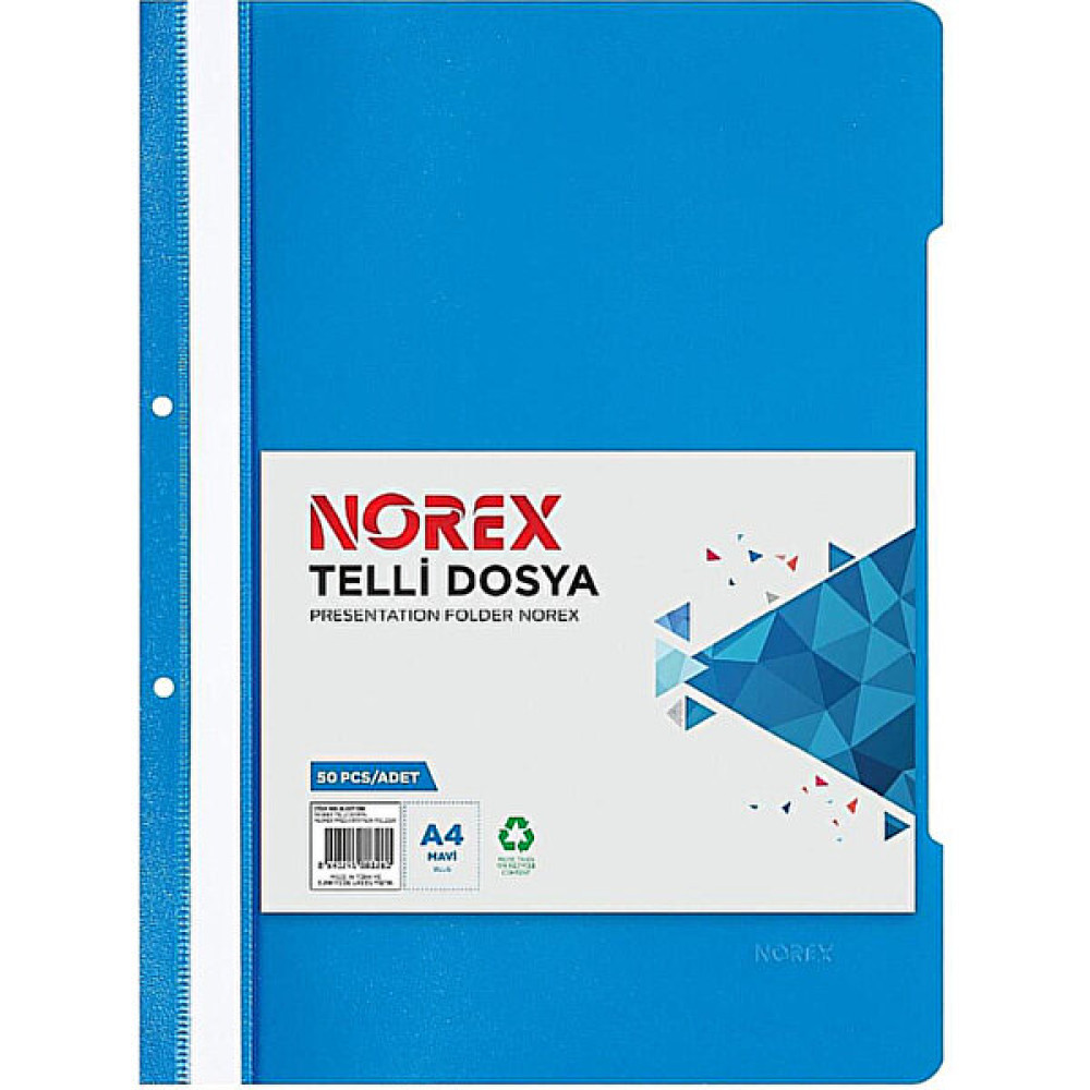 Norex 50 Li (1 Paket) Telli Ofis Büro Dosyası Dosya Fiyatı