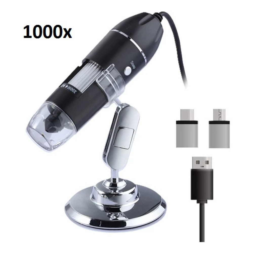 Norinco M8704-1000 1000X Standlı Işıklı USB Mikroskop Otg ve Type-C Dönüştürücü Android Mac Windows Uyumlu Mikroskop Fiyatı