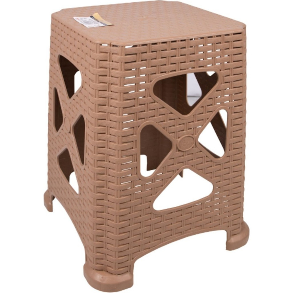 Norino Mandella Sağlam Plastik Elit Rattan Büyük Tabure Teak - BELİRTİLMEMİŞ Diğer Fiyatı