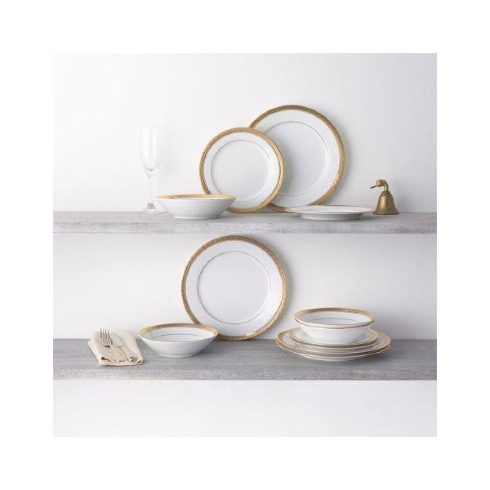 Noritake Crestwood Gold 85 Parça Yemek Takımı Yemek Takımı Fiyatı