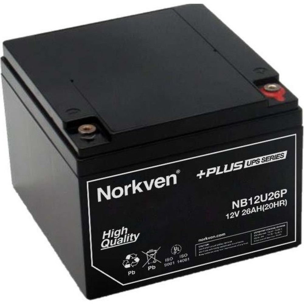 Norkven NB12026 12V 26AH Kuru Tip Akü Norkven 12VOLT 26AH Kuru Tip Akü 10 Yıl Ömür Beklentili Oto Boyaları Fiyatı
