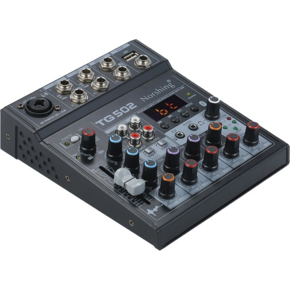 Norshing Tg 502 Profesyonel 4 Kanallı Stereo Ses Mixer (Yurt Dışından) - Siyah Stüdyo ve Sahne Ekipmanları Fiyatı