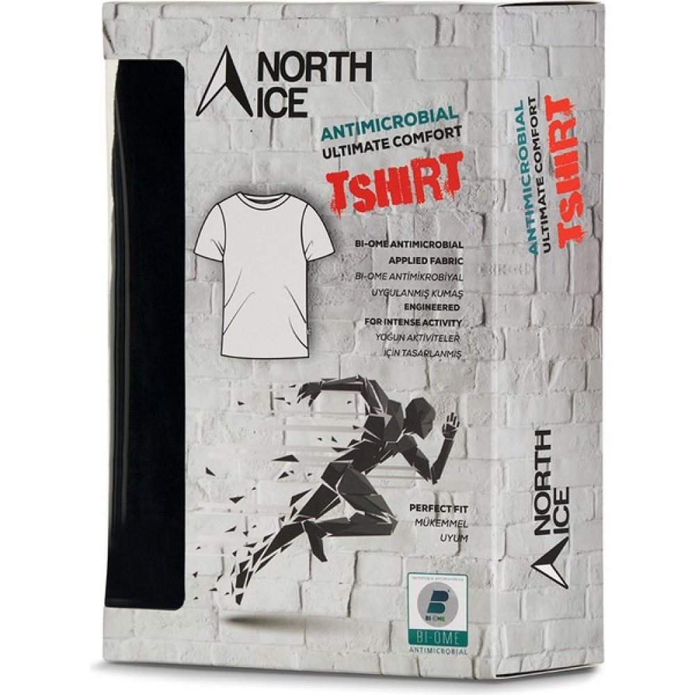 North Ice Bisiklet Yaka Tshirt Siyah Termal İç Giyim Fiyatı
