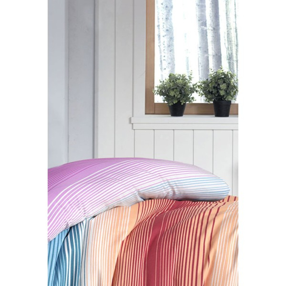 North Online Tek Kişilik Tek Nevresim ( Yorgan ) Kılıfı 160X220 cm - 160 x 200 cm - Turuncu Nevresim Takımı Fiyatı