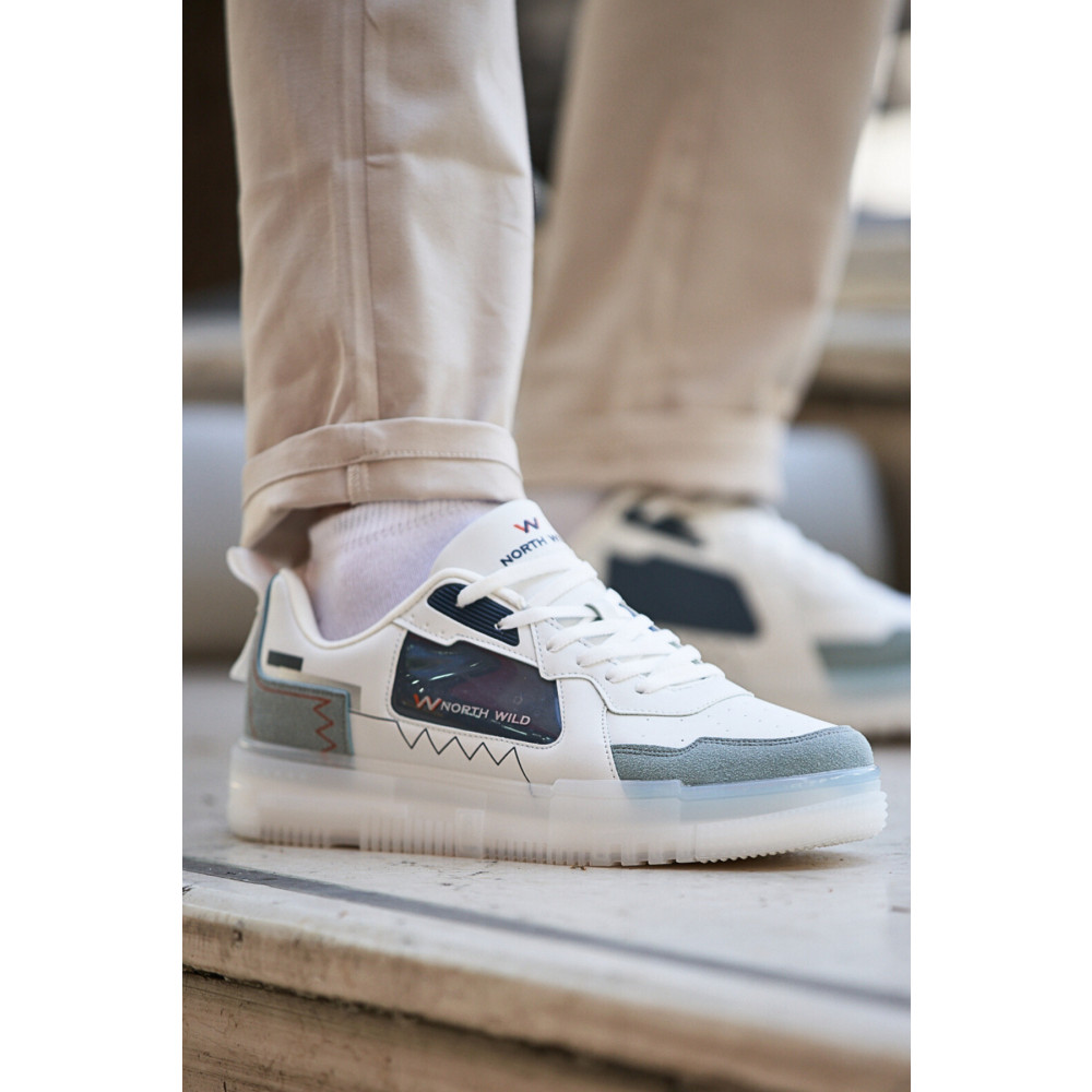 NORTH WİLD Planet Unisex Sneakers - Beyaz Mavi 43 Beden Spor Ayakkabı Fiyatı