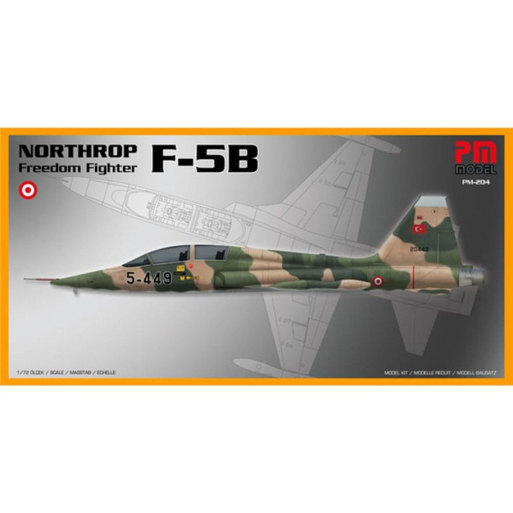 Northrop F-5 B Freedom Fighter Eğitim Uçağı PM Model Demonte Plastik Uçak Maket Kiti Maket Fiyatı
