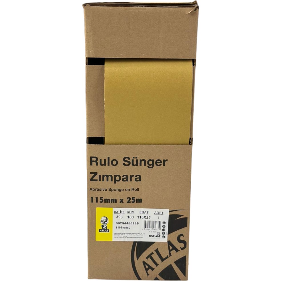 Norton Atlas Sünger Zımpara 115MM x 25M – Yüksek Performanslı Zımpara Rulosu - 180 Diğer Fiyatı