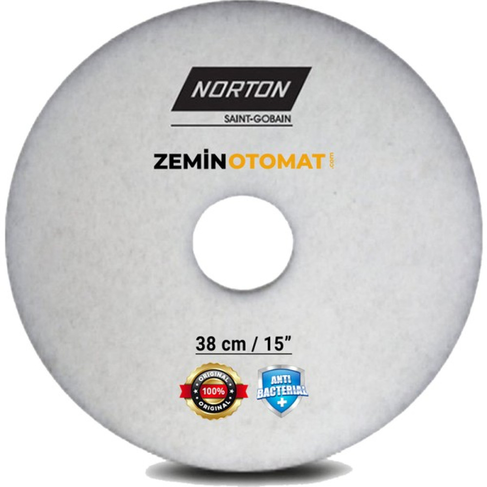 Norton glossy Beyaz Zemin Temizleme Pedi 38 cm - 15” (Kutu 5 Adet) - 1 Oto Boyaları Fiyatı