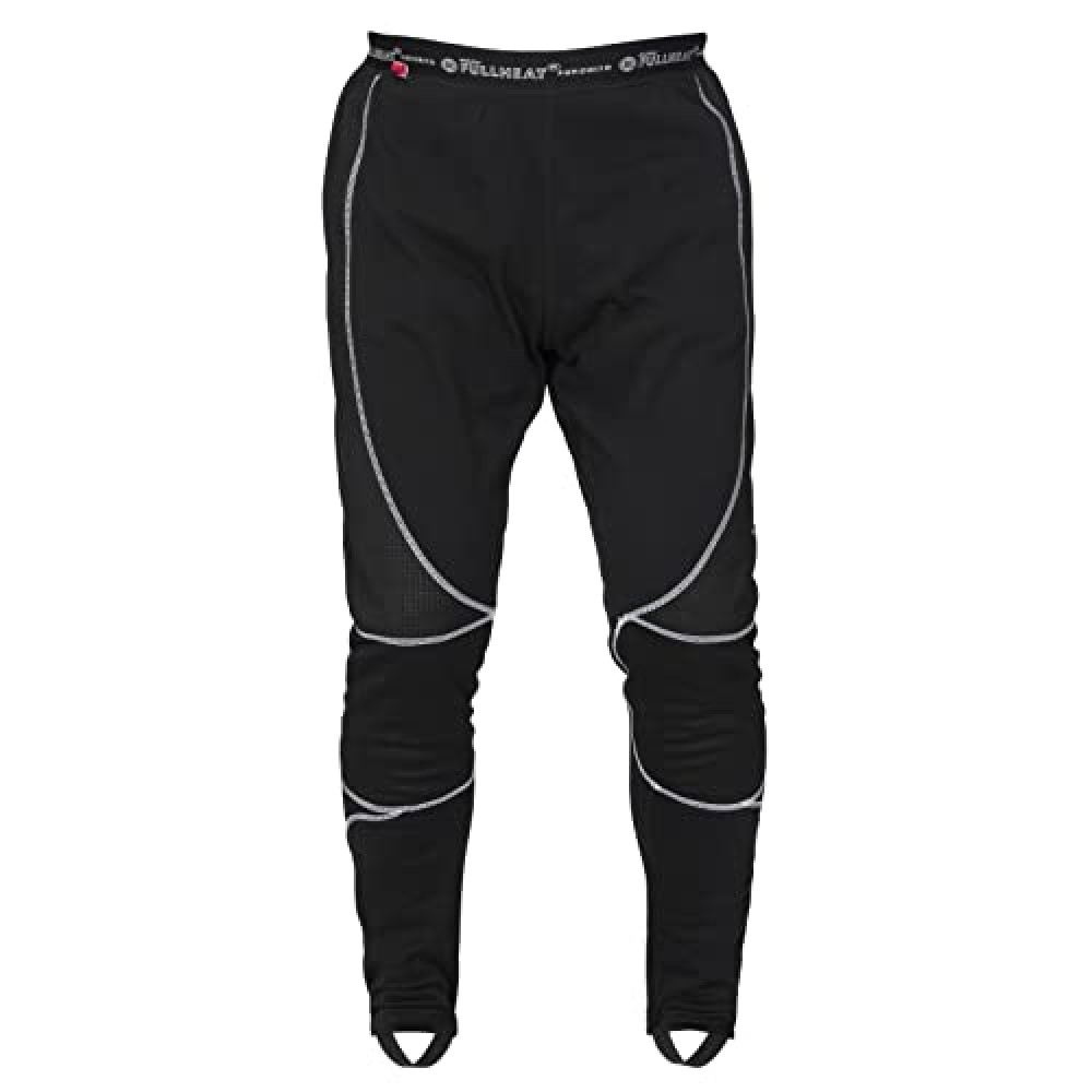 Noru Insulated Full Heat Long John Windproof Breathable Cold Weather Base Layer Snowmobile Motorcycle ATV UTV Riding Black