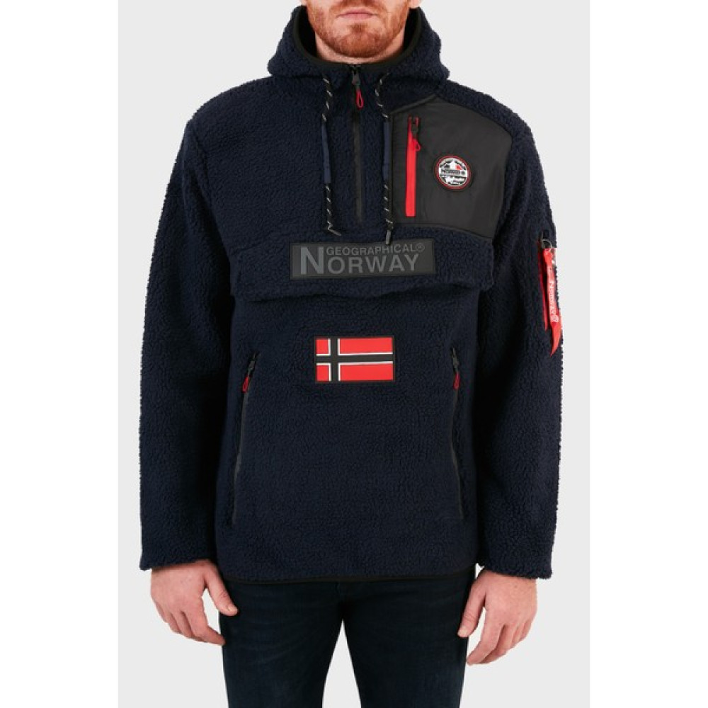 Norway Geographical Kapüşonlu Yarım Fermuarlı Outdoor Polar Erkek Polar Terıfıque Ayakkabı (Outdoor) Fiyatı