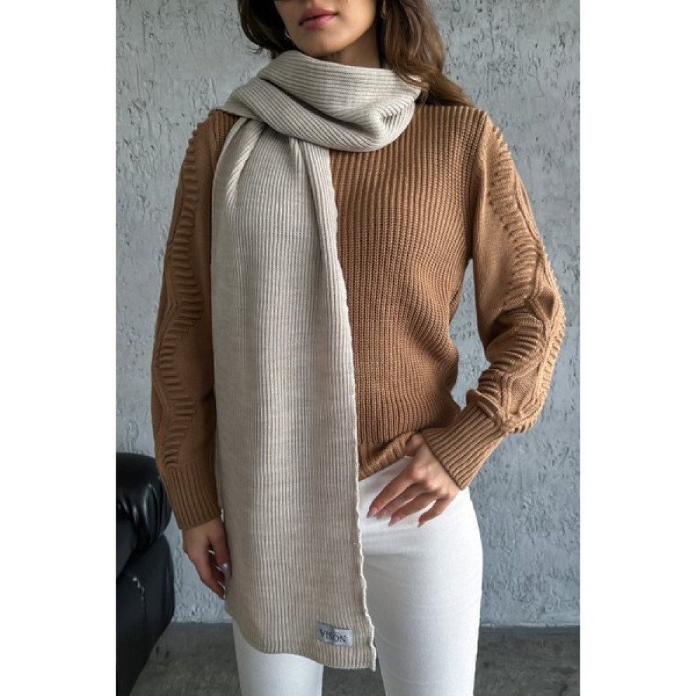 Nosia Fashion Kadın Çizgili Triko Atkı Kadın Atkısı Fiyatı