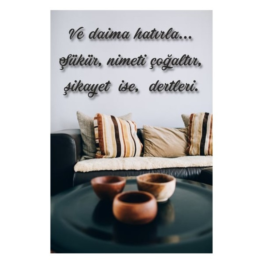 Noss Duvar Yazısıahşap Motive Edici Duvar Süsleri Ev & Dekorasyon Aksesuarları Fiyatı