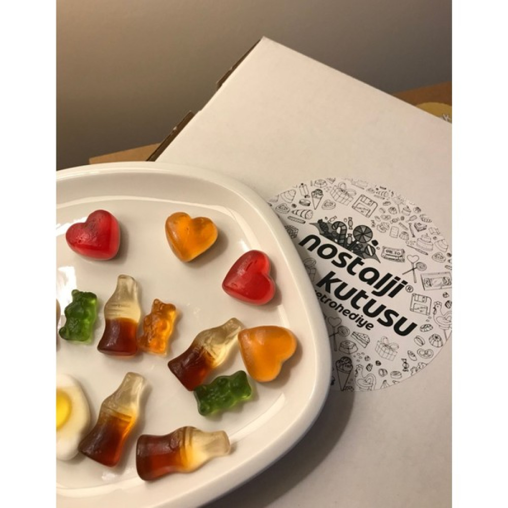 Nostalji Kutusu Kalp Yüzük Yumurta Ayıcık Içeren Özel Jelibon Serisi 500 Gram Sevgiliye Yıldönümü Sevgililer Günü Hediyesi Altın, Takı & Aksesuar Fiyatı
