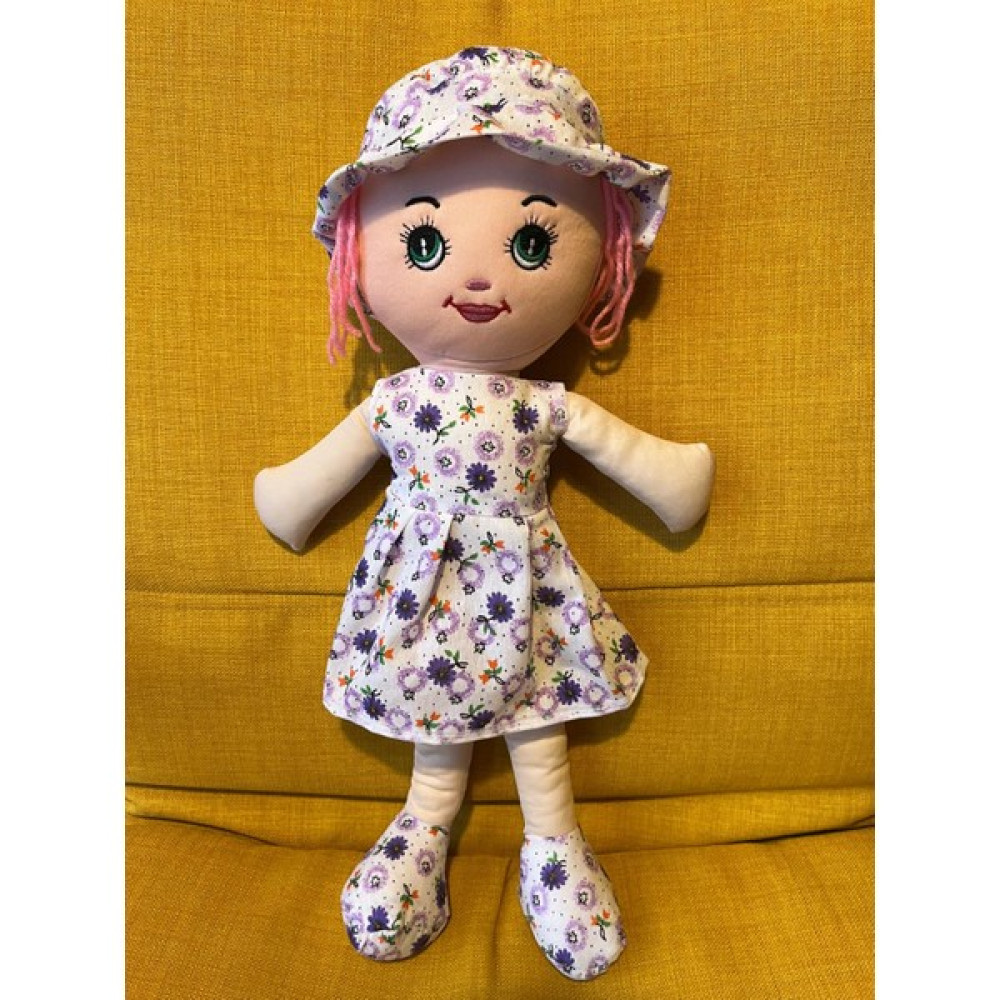 Nostalji Kutusu Mor Çiçekli Pembe Saçlı Kız Oyuncak Bez Bebek Uyku Arkadaşı 50 cm Doğum Günü Hediyesi Oto Boyaları Fiyatı
