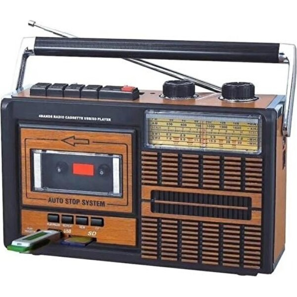 Nostaljik Lezzetler Nostalji Tasarımlı Kaset ve Müzik Çalar Knstar FP-319 Kaset-Bluetooth-Usb-Sd-Fm - Renkli Alarmlı Saatler & Radyolar Fiyatı