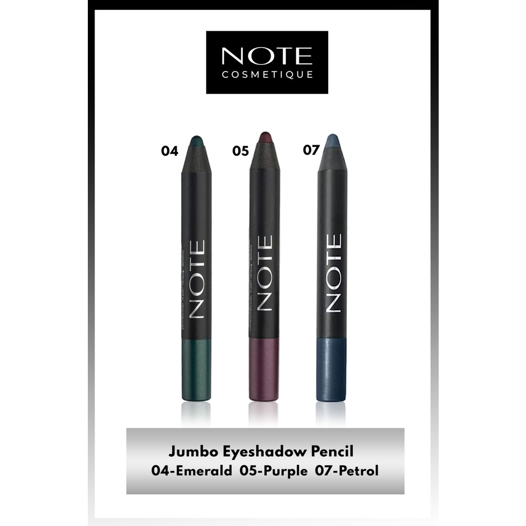 Note Cosmetics 3'lü Jumbo Kalem Far Seti - 04 Emerald 05 Purple 07 Petrol Suya Dayanıklı Özellik Kalem & Yazı Gereçleri Fiyatı