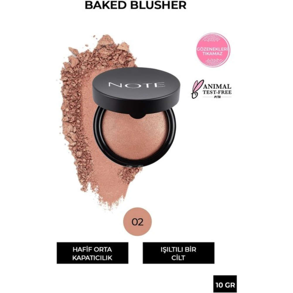 Note Cosmetics Baked Allık Işıltılı Highlighter 02 Vintage Pink Blsh Allık Fiyatı