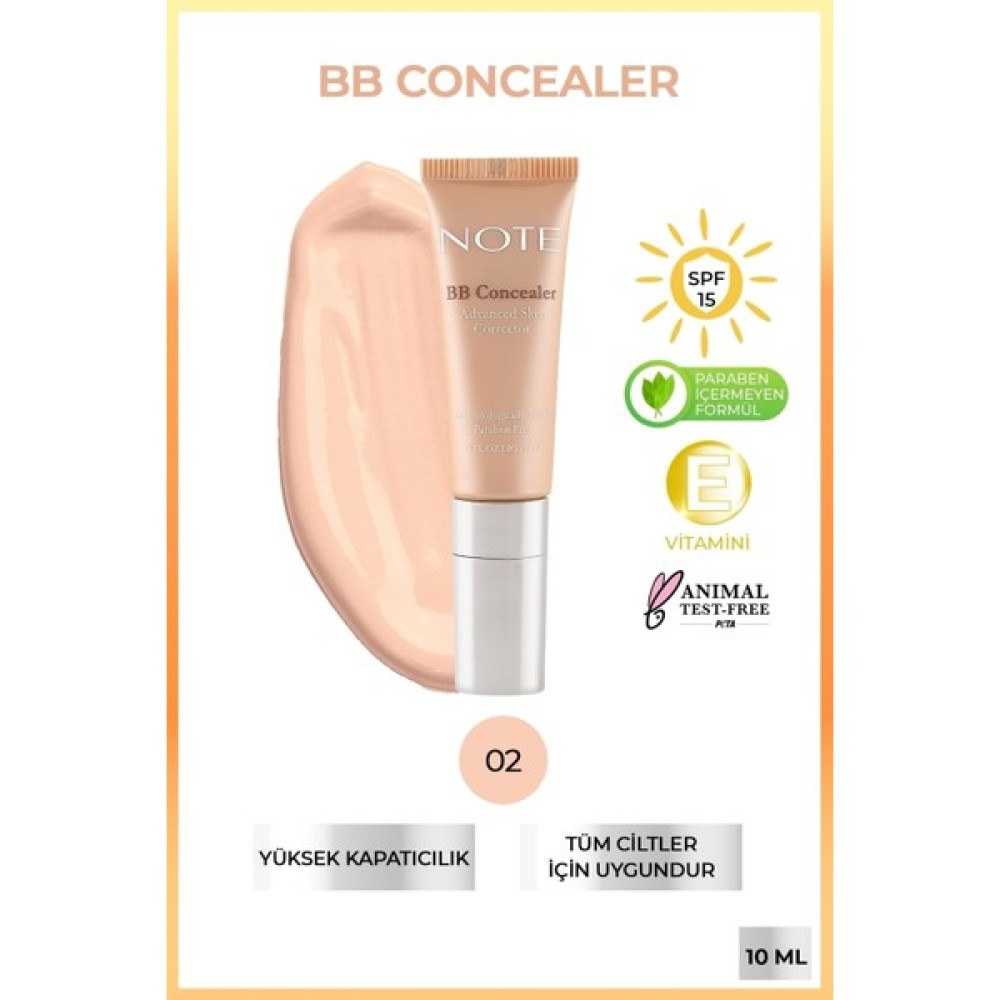 Note Cosmetics Bb Kapatıcı - Bb Concealer 02 8680705343026 Cncl Concealer Fiyatı