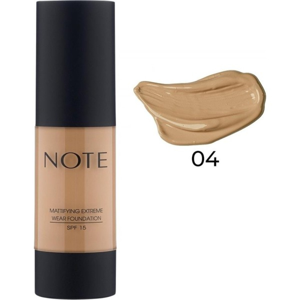 Note Cosmetics Mattifying Extreme Wear Fondöten Mat Bitiş 04 Sand Fnd Matt. Fondötenler Fiyatı